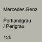 Preview: Mercedes-Benz, Portlandgrau / Perlgrau, 125.